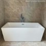 Freestanding Double Ended Bath 1585 x 690mm - Riga