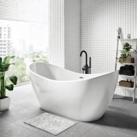 Freestanding Double Ended Slipper Bath 1705 x 790mm - Arles Freestanding Double Ended Slipper Bath 1705 x 790mm - Arles