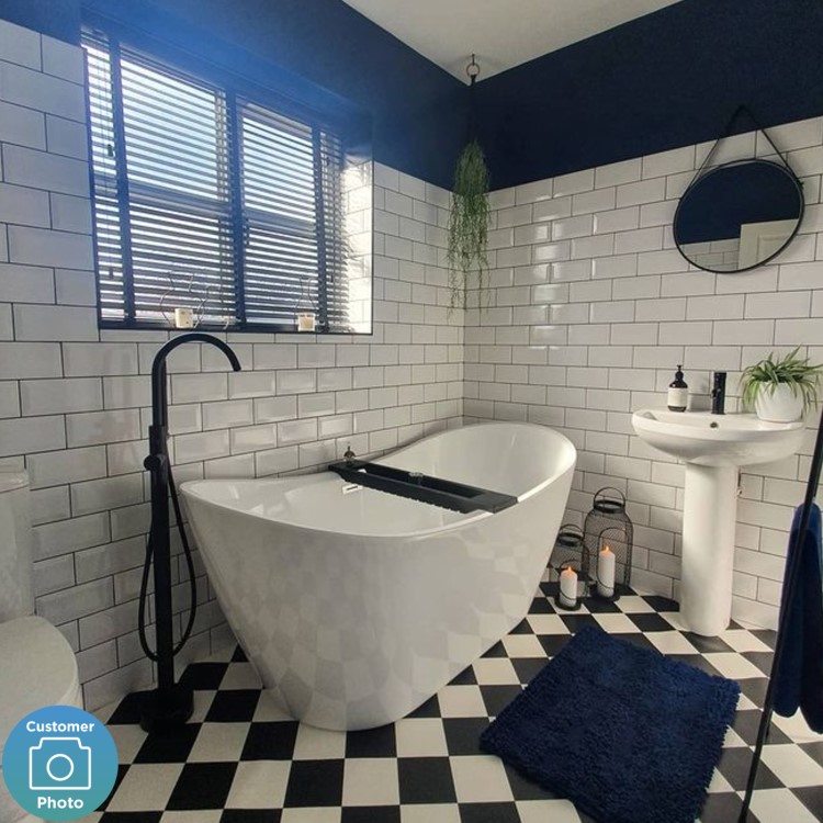 Freestanding Double Ended Slipper Bath 1705 x 790mm - Arles