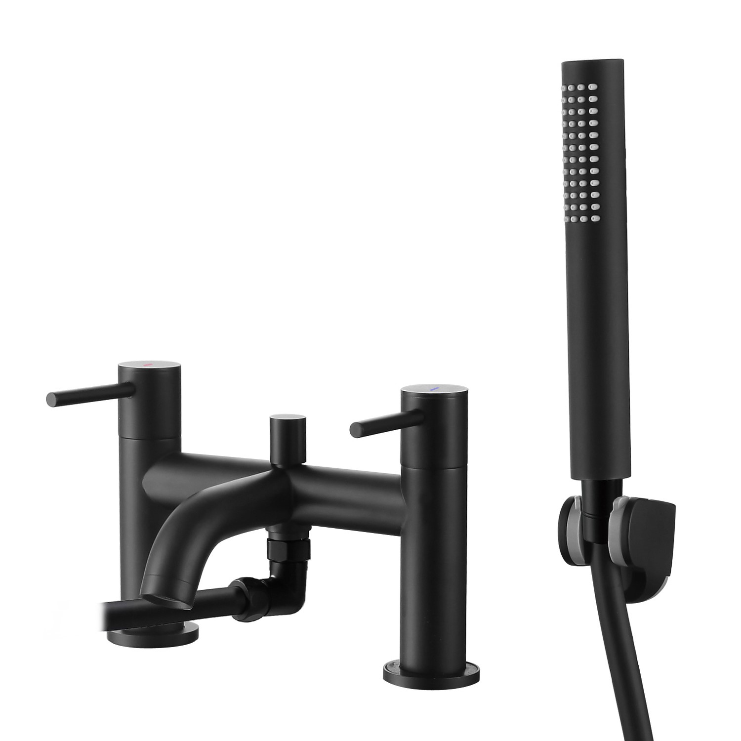 Black Bath Shower Mixer Tap - Arissa