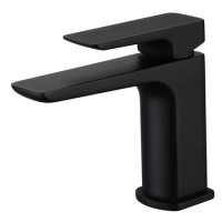 Black Cloakroom Mono Basin Mixer Tap - Zana Black Cloakroom Mono Basin Mixer Tap - Zana