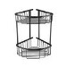 Matt Black 2 Tier Corner Shower Caddy - Arissa 