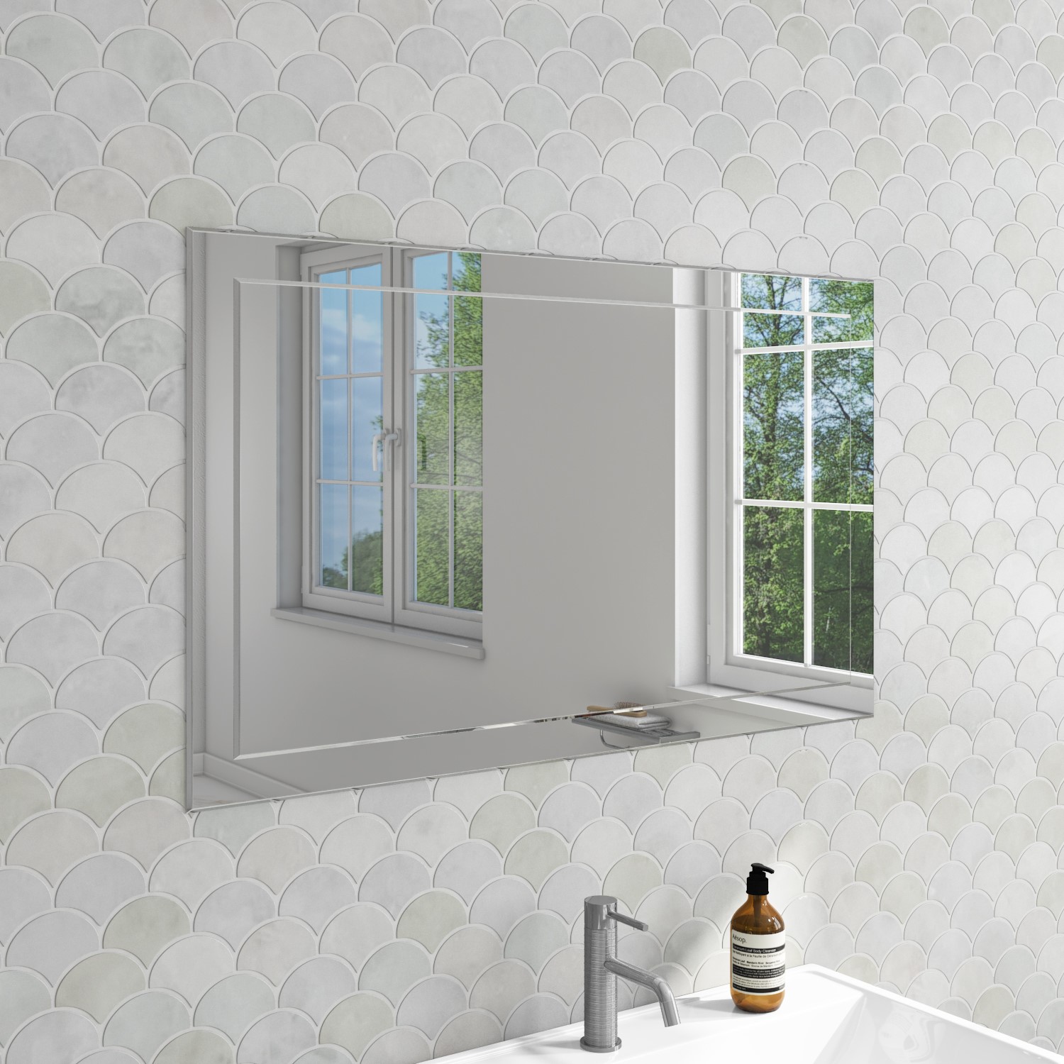 Bathroom Mirror - 1000 x 600mm - Tucana