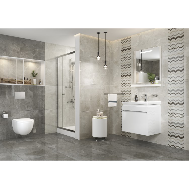 30cm x 60cm Pedra Grey Wall Tile