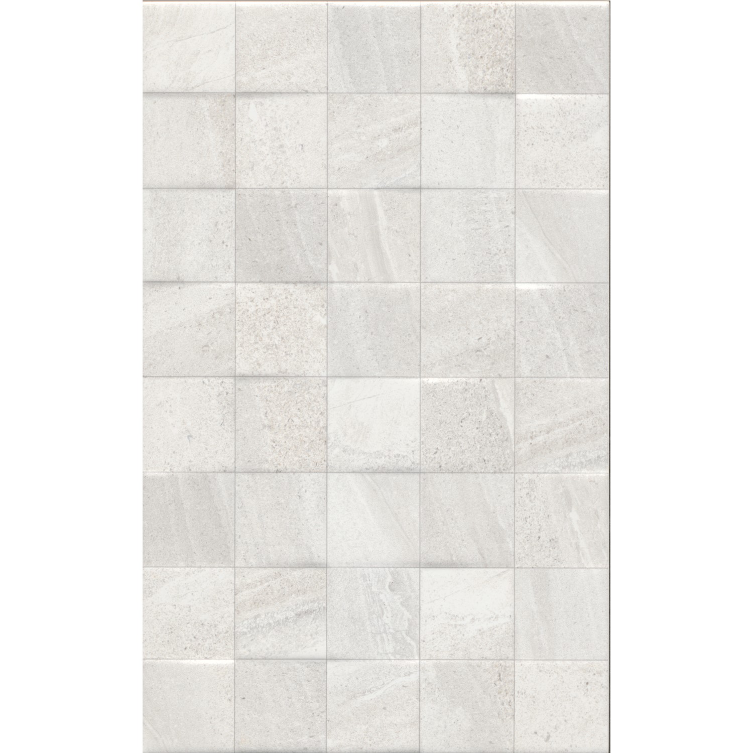 White Mosaic Dcor Wall Tile 25 x 40cm - Zento