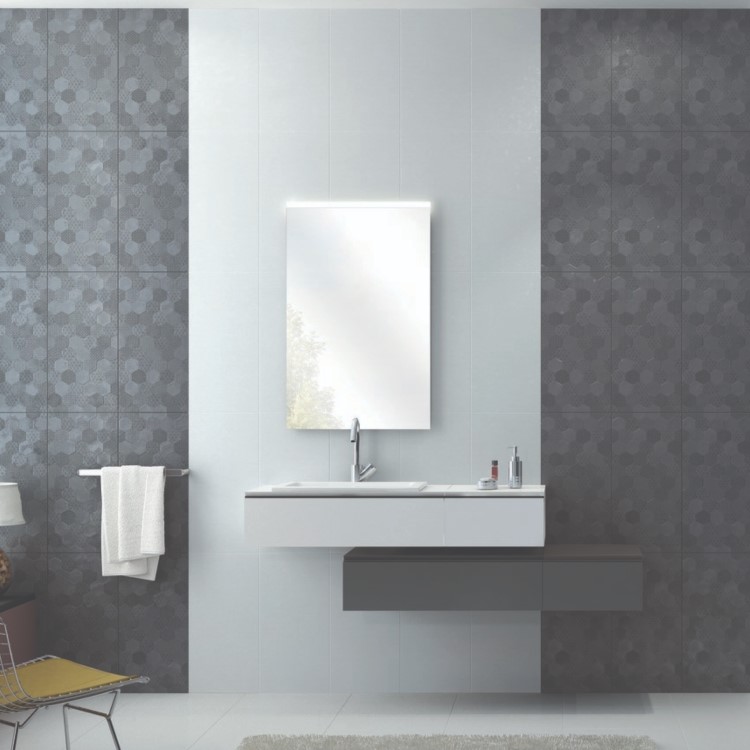 30cm x 60cm Modello Anthracite Decor Wall Tile