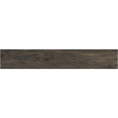 Wood - Maderia Dark Brown Wood Effect Floor Tile 20 x 120cm - Maderia