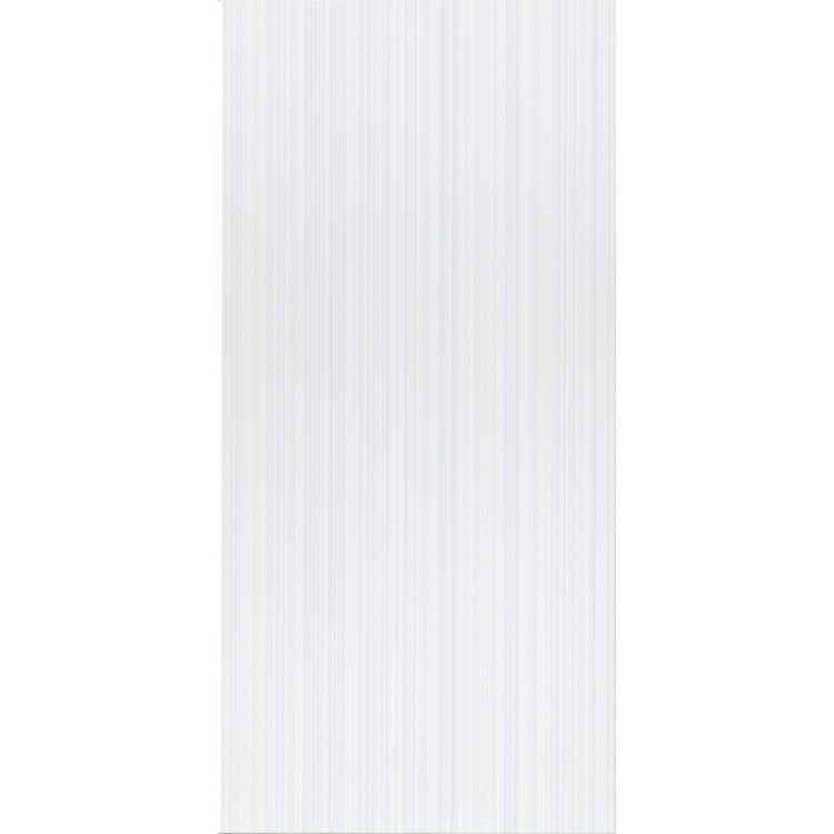 White Pinstripe Wall Tile 250 x 500mm - Laina