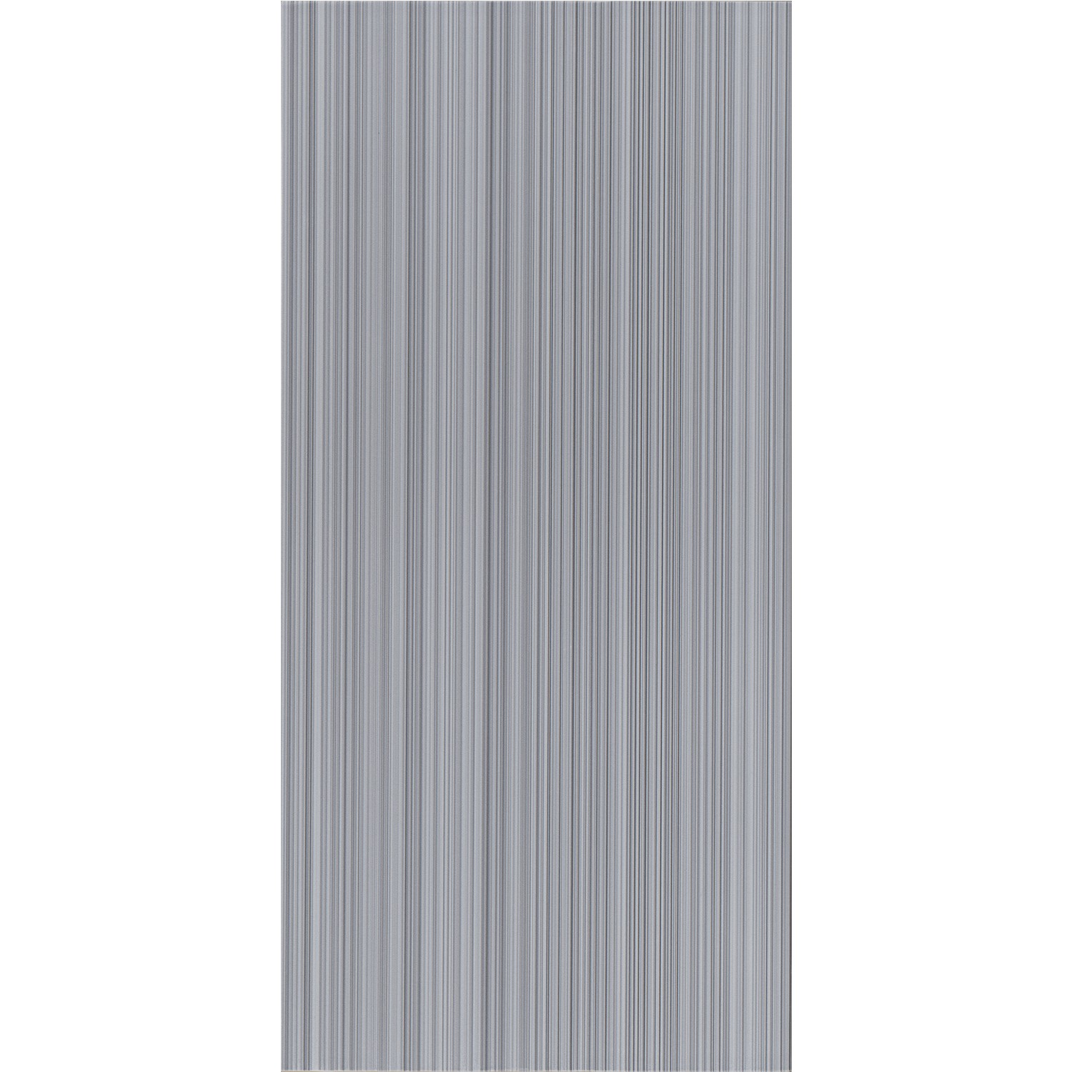 Grey Pinstripe Wall Tile 25 x 50cm - Laina