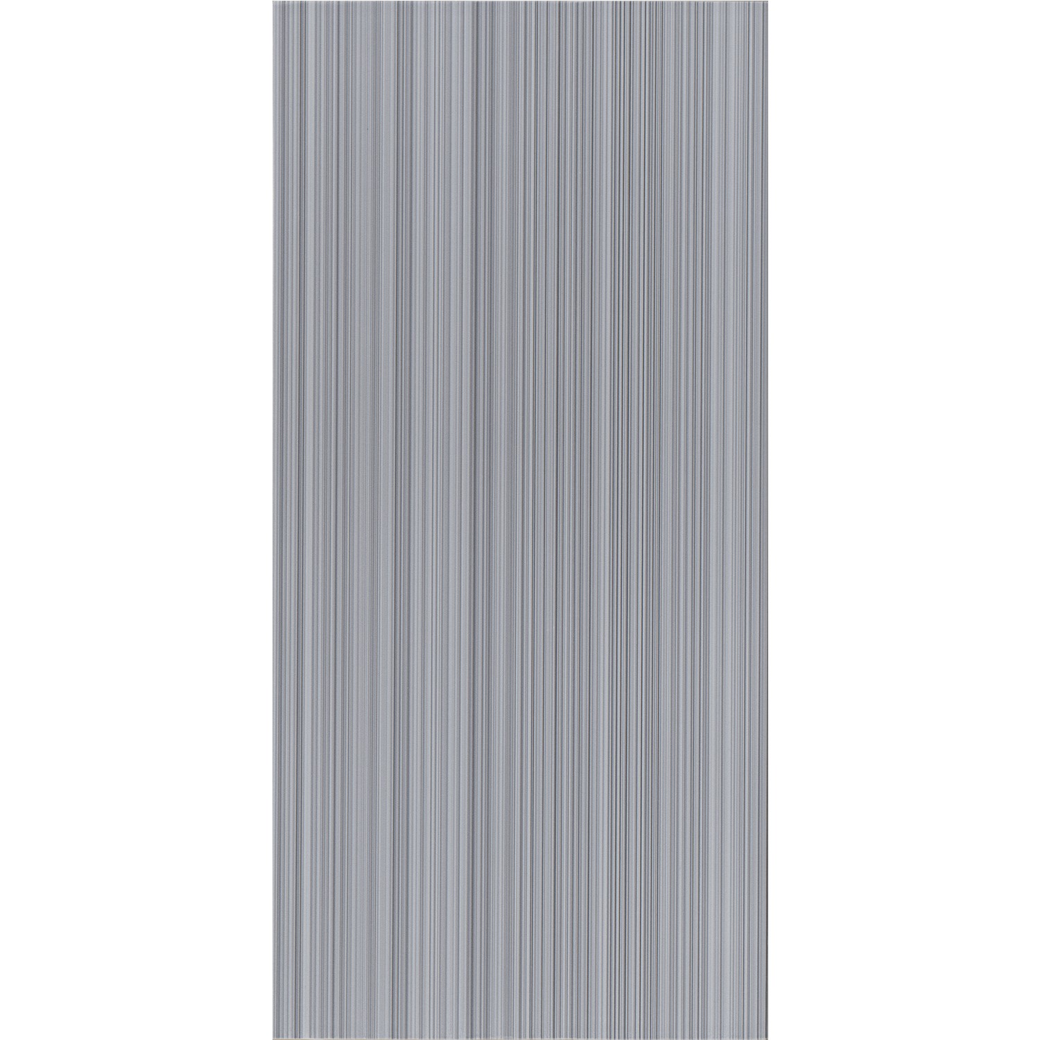 Grey Pinstripe Wall Tile 25 x 50cm - Laina