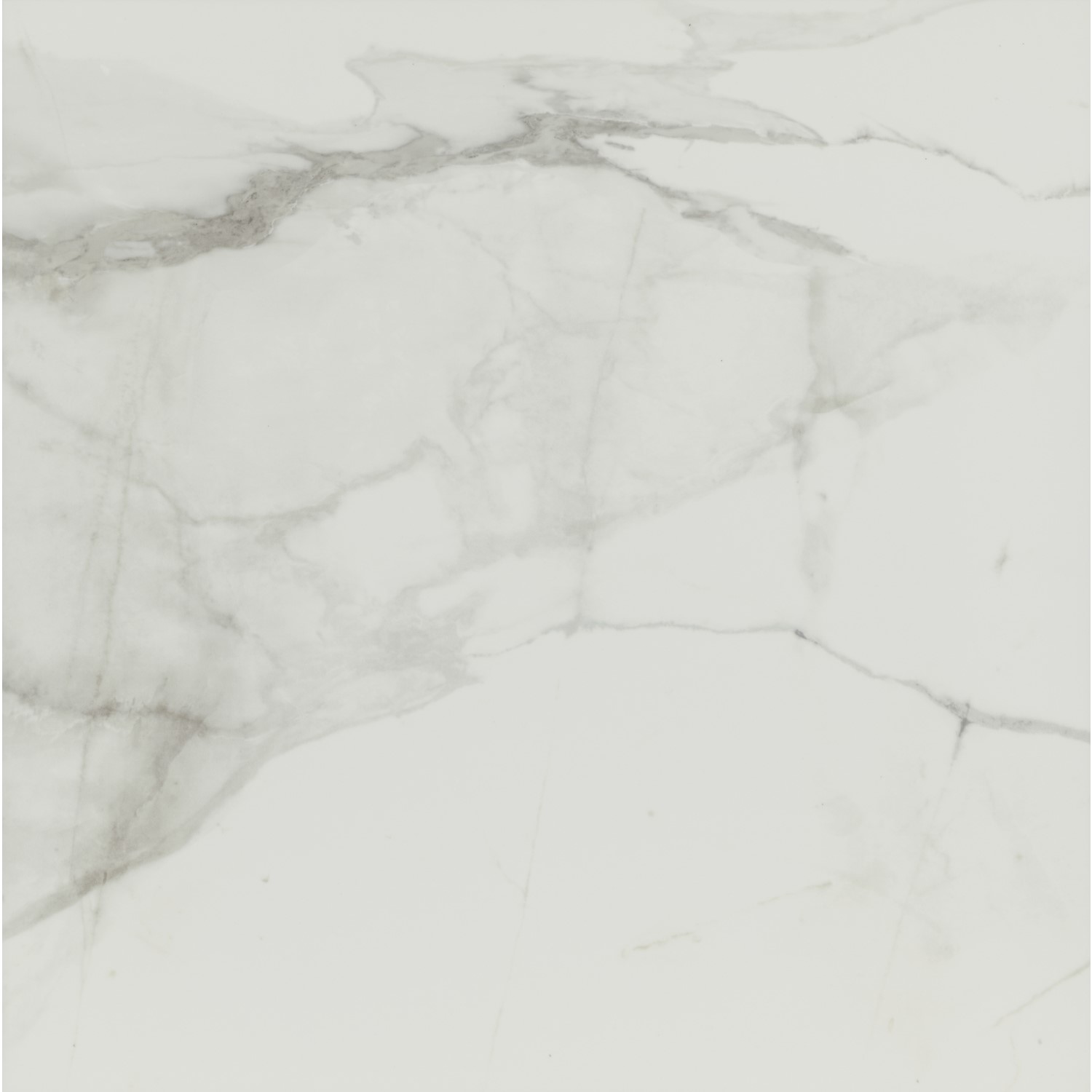 White Marmore Marble Effect Floor Tile 60 x 60cm - Brillo