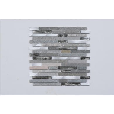 Grey Multi Mosaic Wall Tile 30 x 30.5cm - Manhattan