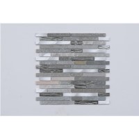 Grey Multi Mosaic Wall Tile 300 x 305mm - Manhattan