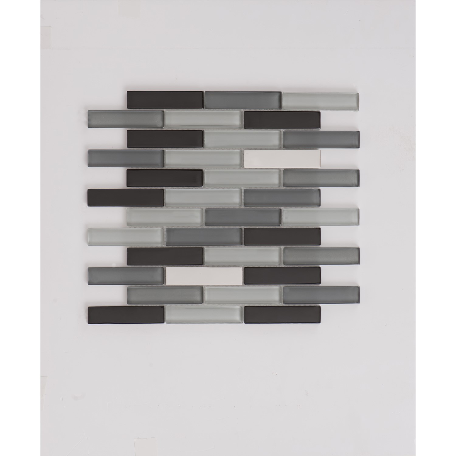 Grey Multi Mosaic Wall Tile 30.5 x 30.5cm - Harlem
