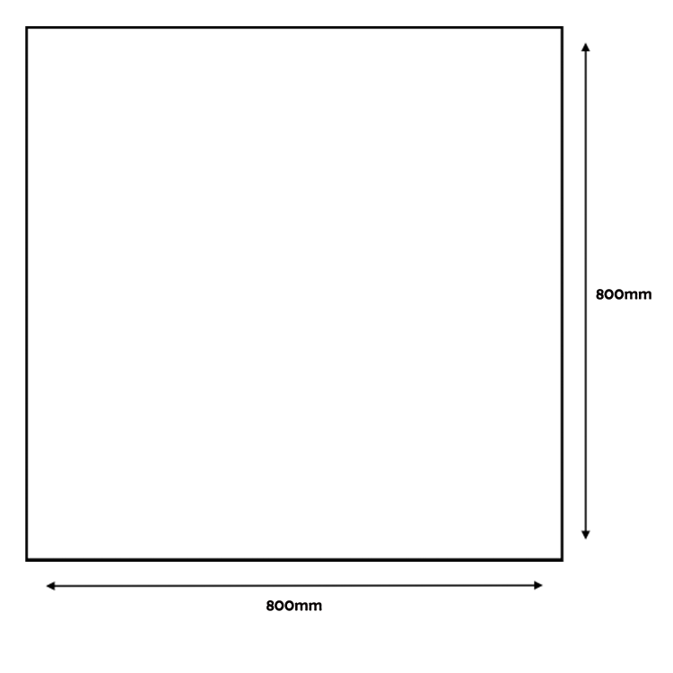 Ampla - Large Format Beige Polished Floor/Wall Tile 800 x 800mm - Ampla