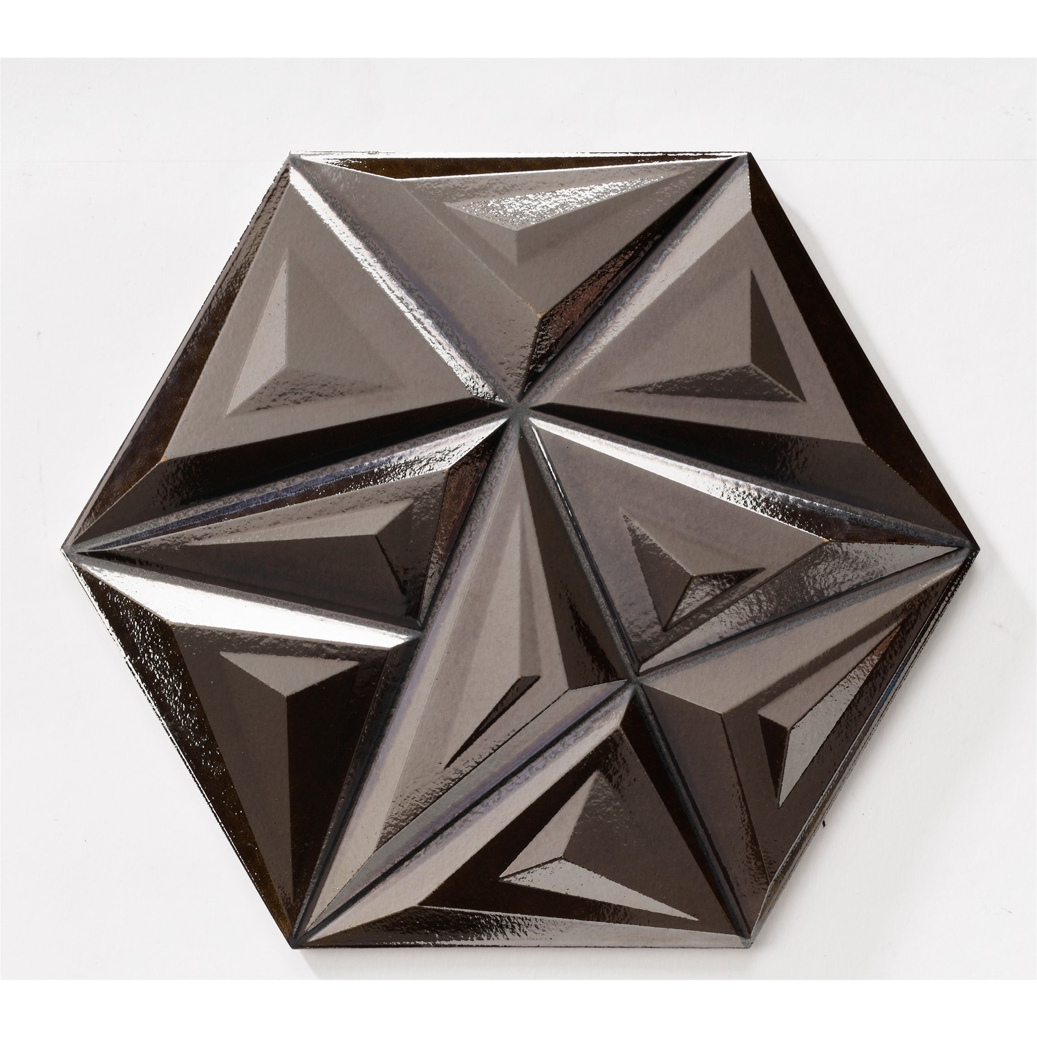 Black 3D Effect Wall Tile 28.5 x 33cm - Suma