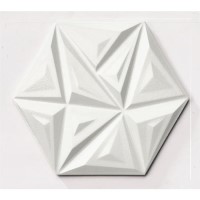 White 3D Effect Wall Tile 285 x 330mm - Suma White 3D Effect Wall Tile 285 x 330mm - Suma