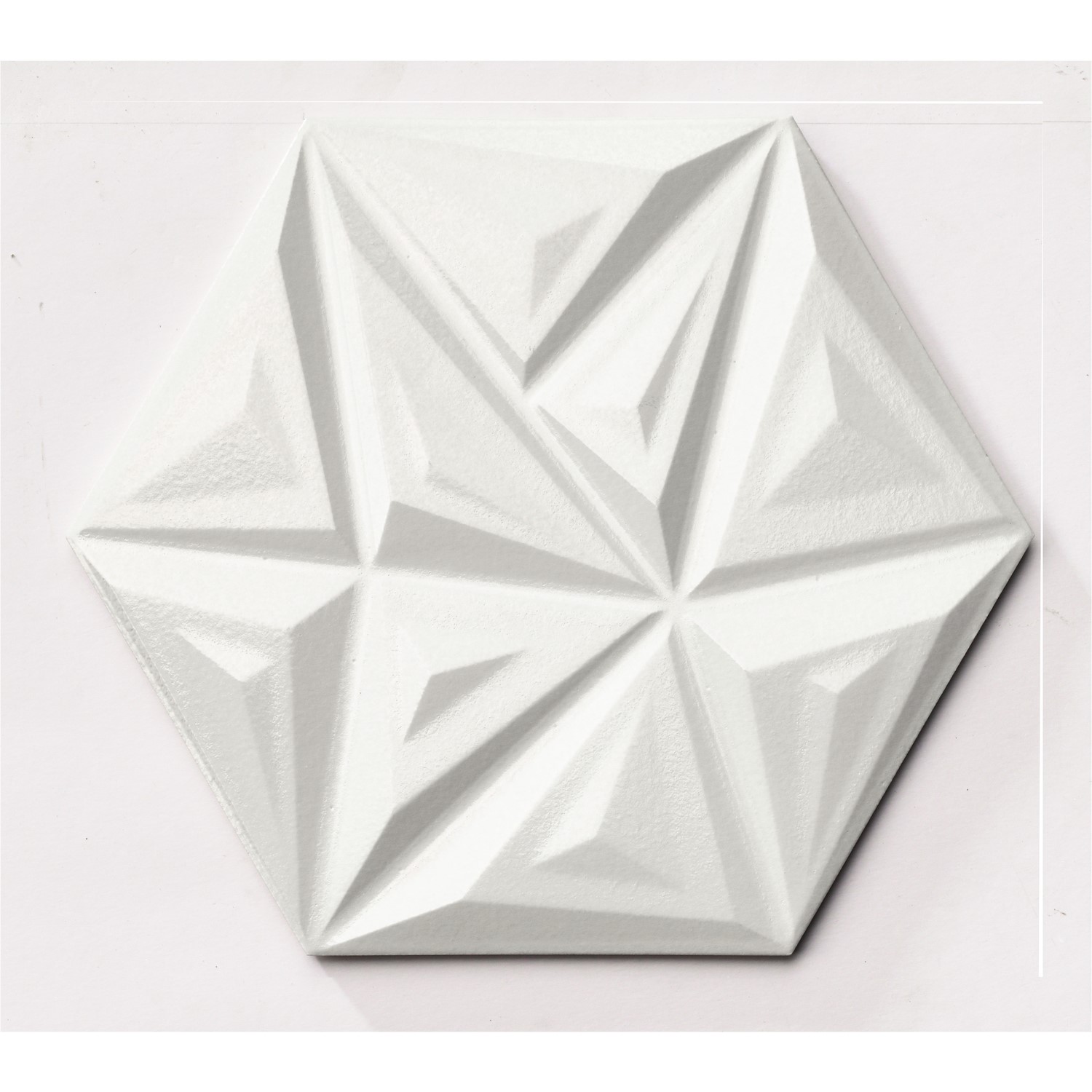 White 3D Effect Wall Tile 28.5 x 33cm - Suma