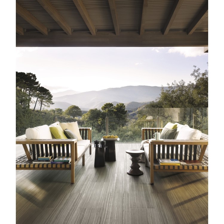 Grey Wood Effect Wall/Floor Tile 300 x 600mm - Porto