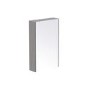 Grey Mirrored Bathroom Cabinet 400 x 650mm - Ashford