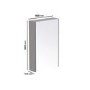 Grey Mirrored Bathroom Cabinet 400 x 650mm - Ashford