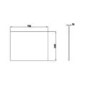 Ashford Wooden L Shape Bath End Panel - White Gloss