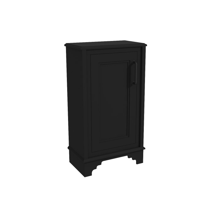 GRADE A2 - Camden Matt Black 450mm Storage Unit