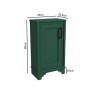 Green Freestanding Storage Unit 450mm - Camden