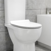 White Round Soft Close Toilet Seat with Quick Release - Venice White Round Soft Close Toilet Seat with Quick Release - Venice