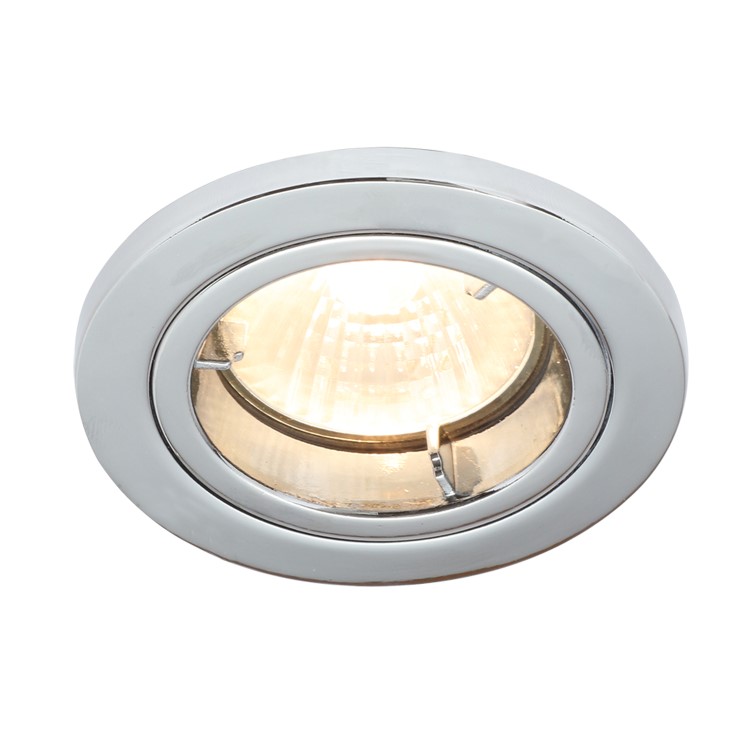 Chrome Fixed IP20 Fire Rated Downlight - Pack of 6