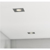 Chrome Recessed IP65 Ceiling Light