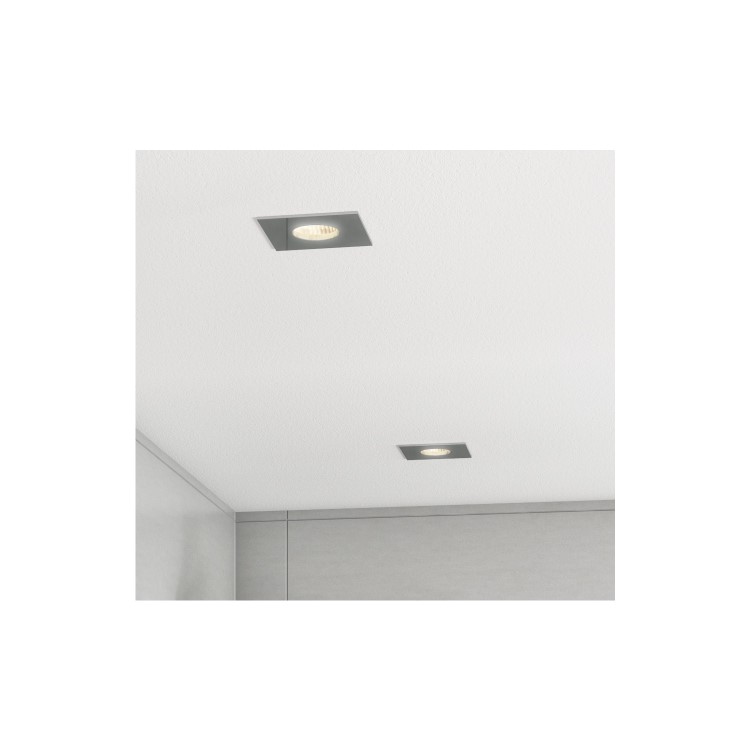 Chrome Recessed IP65 Ceiling Light