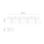 Chrome 4 Light Spotlight bar - Scorpius