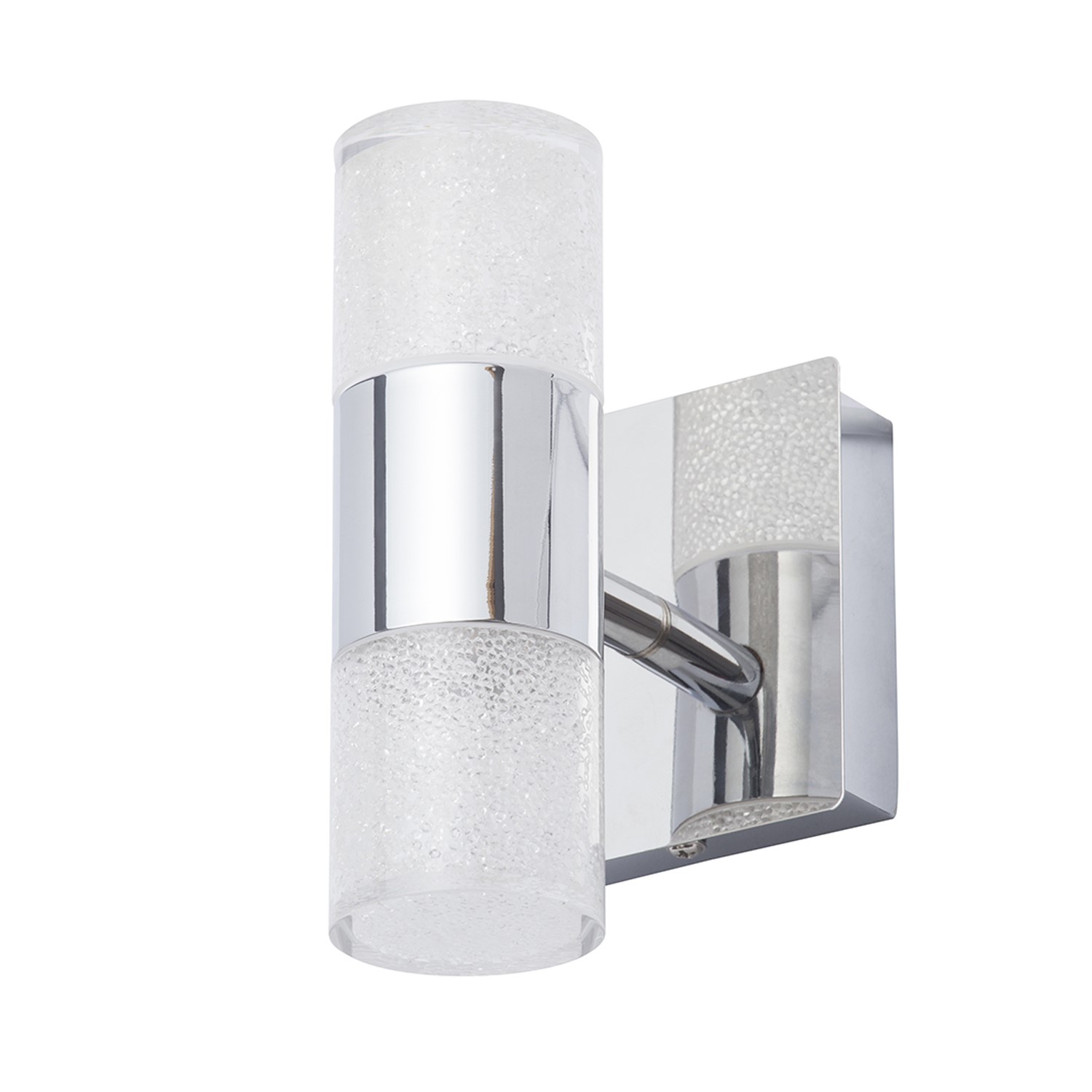 Chrome Tube Bathroom Wall Light - Oslo