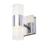 Chrome Tube Bathroom Wall Light - Oslo