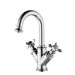 Chrome Double Lever Basin Mixer Tap - Camden