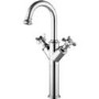 Tall Chrome Crosshead Mono Basin Mixer Tap - Camden