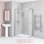 1000 x 900mm Offset Quadrant Shower Enclosure - Juno
