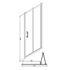 900mm Bi Fold Shower Door - Juno