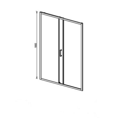 1000mm Sliding Shower Door - Juno