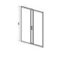 1000mm Sliding Shower Door - Juno