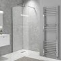 1000mm Frameless Wet Room Shower Screen - Corvus