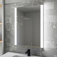 Rectangular LED Bathroom Mirror with Demister 600 x 800mm - Pegasus Rectangular LED Bathroom Mirror with Demister 600 x 800mm - Pegasus