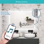 Rectangular Heated Bathroom Mirror with Lights, Bluetooth & Shaver Socket 700 x 500mm - Divine