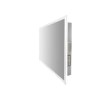 LED Heated Bathroom Mirror with Bluetooth &amp; Shaver Socket 700 x 500mm - Divine