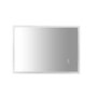 Rectangular LED Bathroom Mirror with Bluetooth & Shaver Socket 1000 x 700mm - Divine