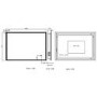 GRADE A1 - Divine Illuminated Touch Sensor Mirror with Bluetooth 1000 x 700mm