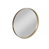 GRADE A1 - Alcor 800x800mm Brushed Gold Mirror