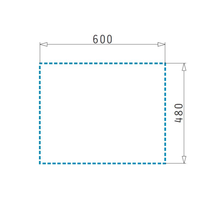 Single Bowl Inset Chrome Stainless Steel Kitchen Sink with Reversible Drainer - Essence Ava