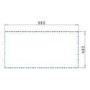 1.5 Bowl Chrome Microlinen Stainless Steel Kitchen Sink with Reversible Drainer - Enza Isabella